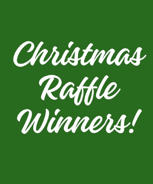 Christmas Raffle Winners!